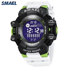 SMAEL Men Watch Digital Sport Watches for Boys LED Light Electronic Wristwatch