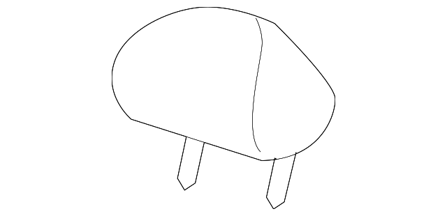 Genuine Honda Headrest Center 82940-TA5-A71ZC