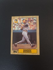 1987 Topps Barry Bonds #320 RC Pittsburgh Pirates Baseball Card