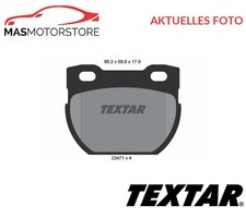 SATZ BREMSBELÄGE BREMSKLÖTZE HINTEN TEXTAR 2347103 A FÜR LAND ROVER DEFENDER