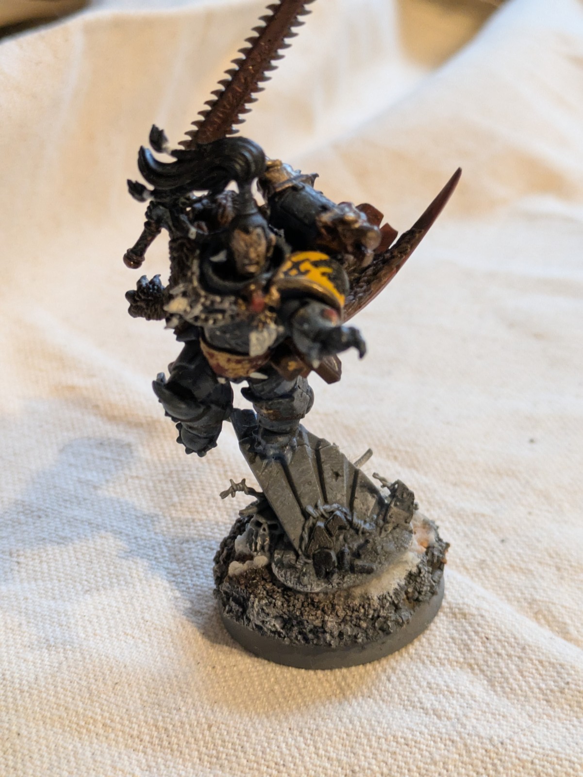 Ragnar Blackmane Painted Primaris Space Wolves Warhammer 40k