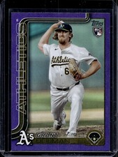 Grant Holman 2025 Topps #634 Rookie Purple Rainbow Foil /250