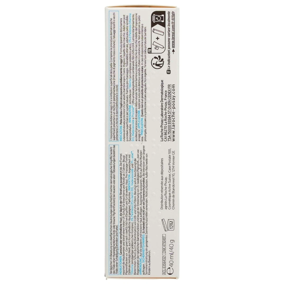 ROCHE-POSAY Cicaplast Baume B5+ LSF 50+ 40 ml PZN 19238276