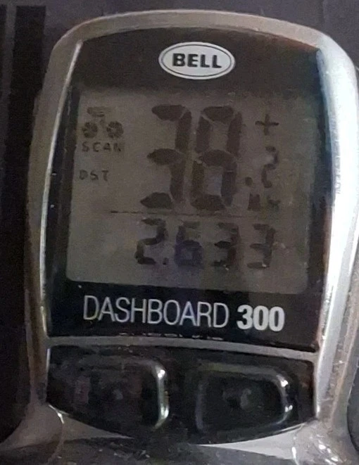 20 Function Cycle Computer Bell Dashboard 300 Wireless Sealed Backlit Screen  - Image 4 of 4