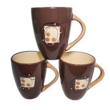 3 Piece Jetson Essence Enamel MCM Australia Coffee Mugs Tea Cups 12 oz