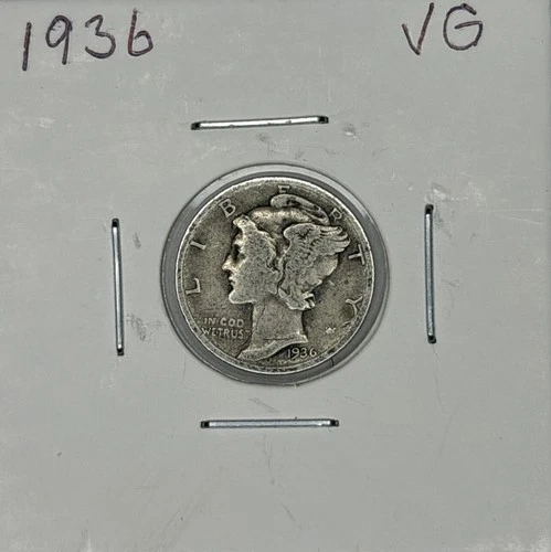 1936 VG Mercury Dime