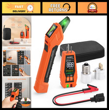 Circuit Breaker Finder GFCI Tester Kit, 90-135V AC, Light Socket Adapters, P