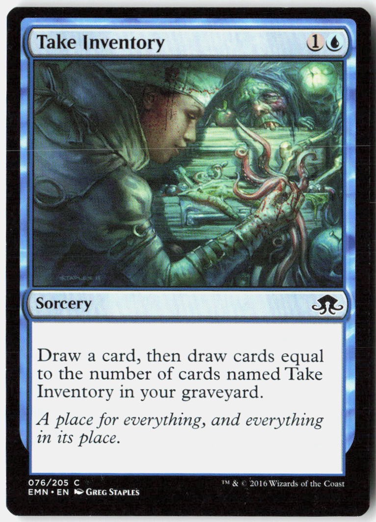 Magic - Take Inventory Eldritch Moon [EMN - 76] NM Common