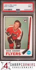 1969 O-PEE-CHEE #173 DICK CHERRY RC FLYERS PSA 9