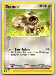 Zigzagoon 79/109 EX Ruby & Sapphire