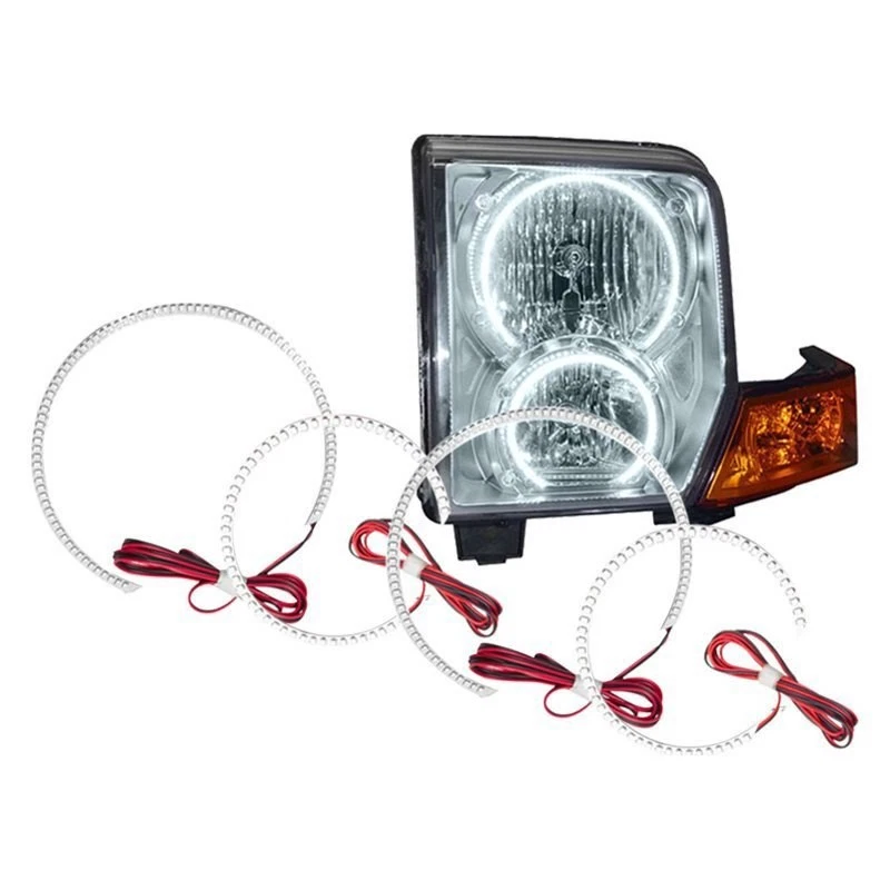 LED Halo Headlights Factory Surface Add On Custom Lights White 2337-001 Foto 2 de 4