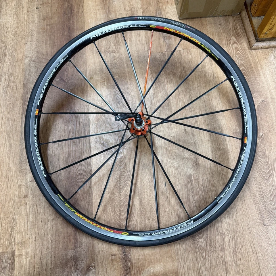 Juego de ruedas de bicicleta de carretera con freno de llanta Mavic Ksyrium ES Helio edición aniversario Foto 3 de 4