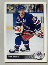 Tony Amonte 1992-93 Upper Deck #138 New York Rangers NRMT FREE SHIPPING!