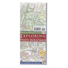 Wilderness Map Co New Hampshire White Mountains Trail Map - Topographic,
