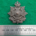 WW1 British Army The Border Regiment Officers Bronze OSD Cap Badge Lugs