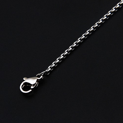 Collier en acier inoxydable pour femmes, Style Simple, sans pendentif, 1 pièce - Foto 4 di 12