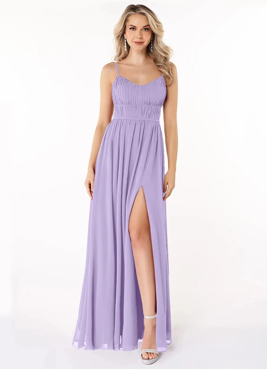 ebay purple bridesmaid dresses Keisha Chiffon Maxi Bridesmaid Dress main image 0