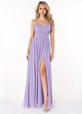 Azazie Yanelie Bridesmaid Dress Lilac Size A8