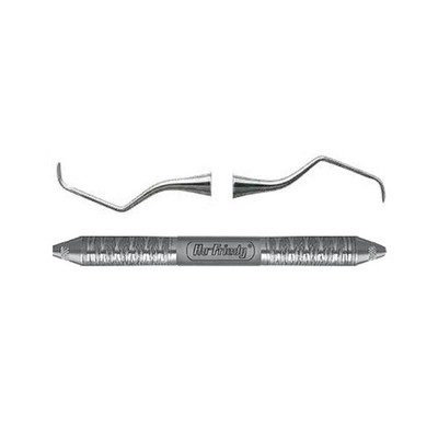 Hu-Friedy SRP7/8R6 Double End 7/8 After Five Dental Curette Rigid 6 Steel Handle