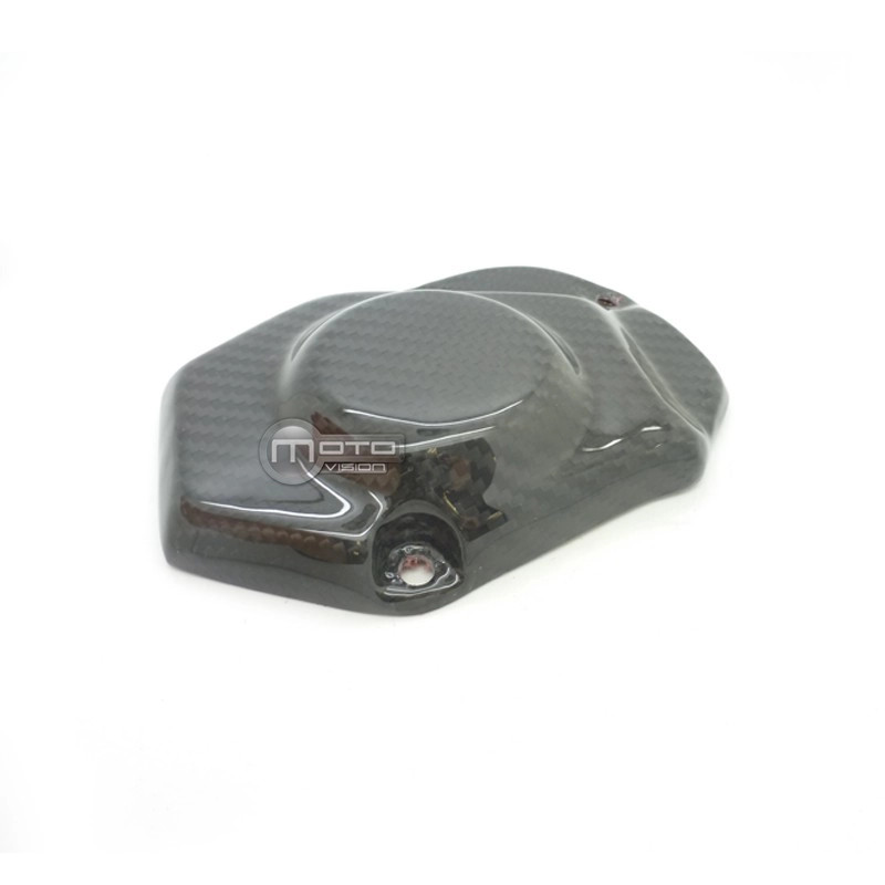 Cache alternateur carbone pour Kawasaki Z1000 protection carter brillant anti-UV