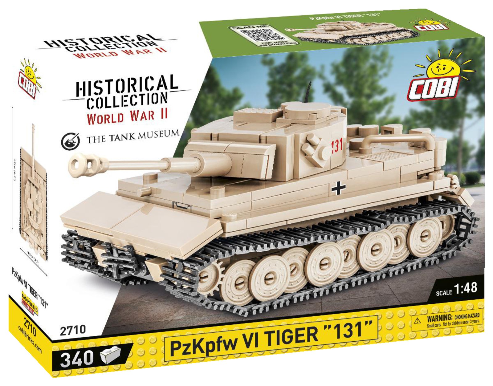COBI - Panzerkampfwagen VI Tiger 131 Баузатц Мехрфарбиг 5490₽