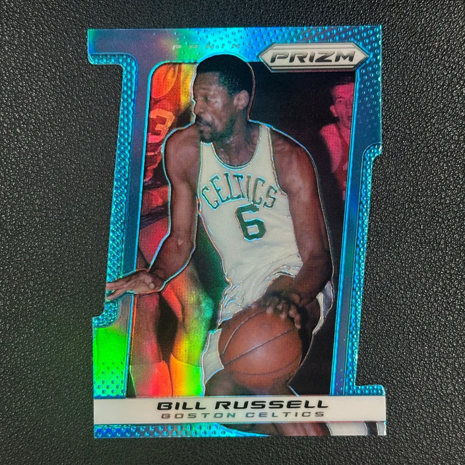 2013-14 Panini Prizm Bill Russell Light Blue Prizms Die Cut /199 Celtics#Z