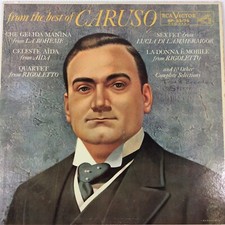 1960 RCA VICTOR FROM THE BEST OF CARUSO SP-33-75 RED SEAL