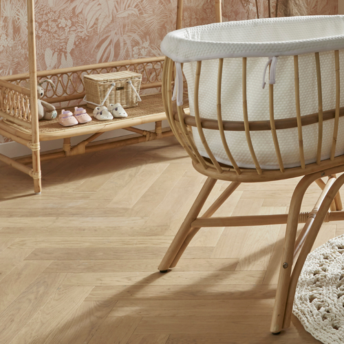 Aria Rattan Baby Crib, Mattress & Liner - 0-6months Bedside Co-Sleeping Cradle - Picture 8 of 11