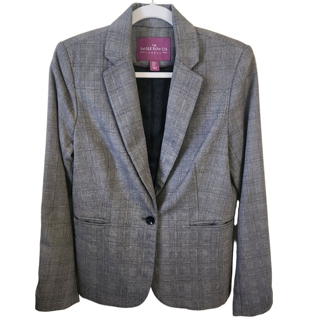 FILA Blazer a quadri The Savile Row Co Dark Academia taglia S