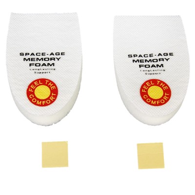 space age memory foam heel pads