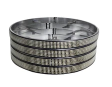 5 row White Wheel Light Kit. 17” Diameter plug And Play Kit