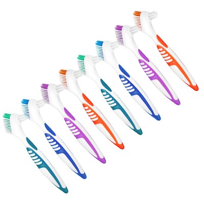 8 Pcs Plaque Remover for Teeth Cleaning Brush Travel Elder