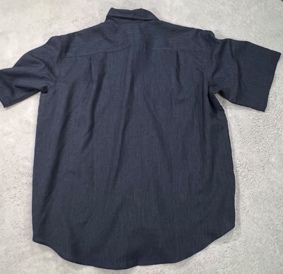 Homme Chemise Chemisette Chemise d'été Couleur unie Couleur Pleine Boutonné Sous Patte Noir