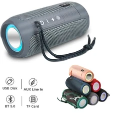 Bluetooth Speaker Wireless Waterproof Outdoor Stereo Bass USB/FM Radio LOUD
