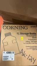 Corning 1L Polystyrene Storage Bottles 24pk 430518
