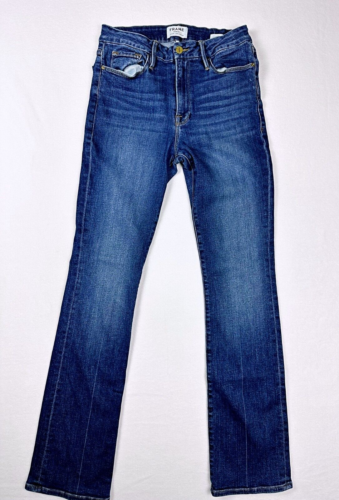FRAME Jeans Womens Size 30 Le Mini Boot Blue - Afbeelding 1 van 20