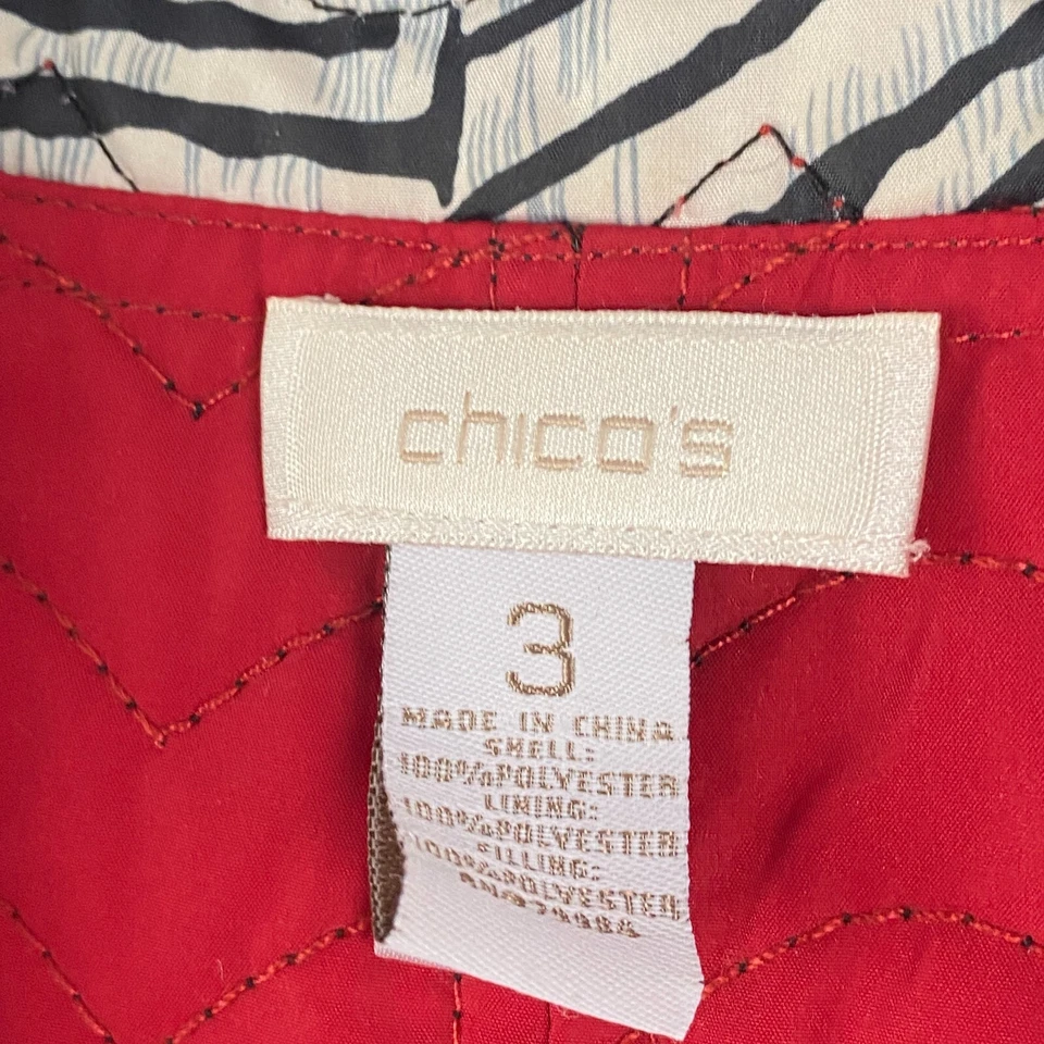 Chaleco Chicos Talla 3 US XL Estampado Animal Frente Abierto Negro Blanco Rojo Sin Mangas Foto 4 de 4