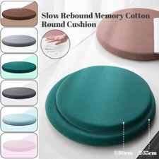 Round Cotton Memory Foam Chair Seat Cushion Pad Non-slip Futon Yoga Mat Soft NEW