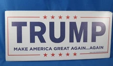 WHOLESALE LOT OF 18 TRUMP MAGNET MAKE AMERICA GREAT AGAIN AGAIN  GOP keep DONALD