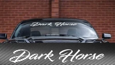 Dark Horse Windshield Banner Vinyl Decal Sticker Car Truck SUV Window Tuned #B