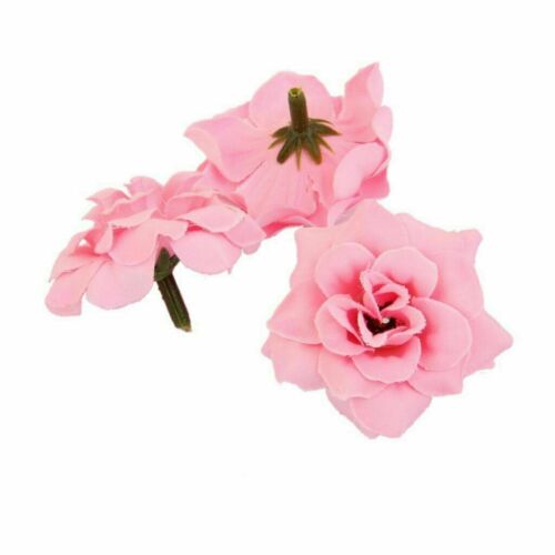 100Pcs Pop Silk Artificial Fake Rose Flower Heads Bulk Craft Wedding Party Decor - Picture 10 of 26