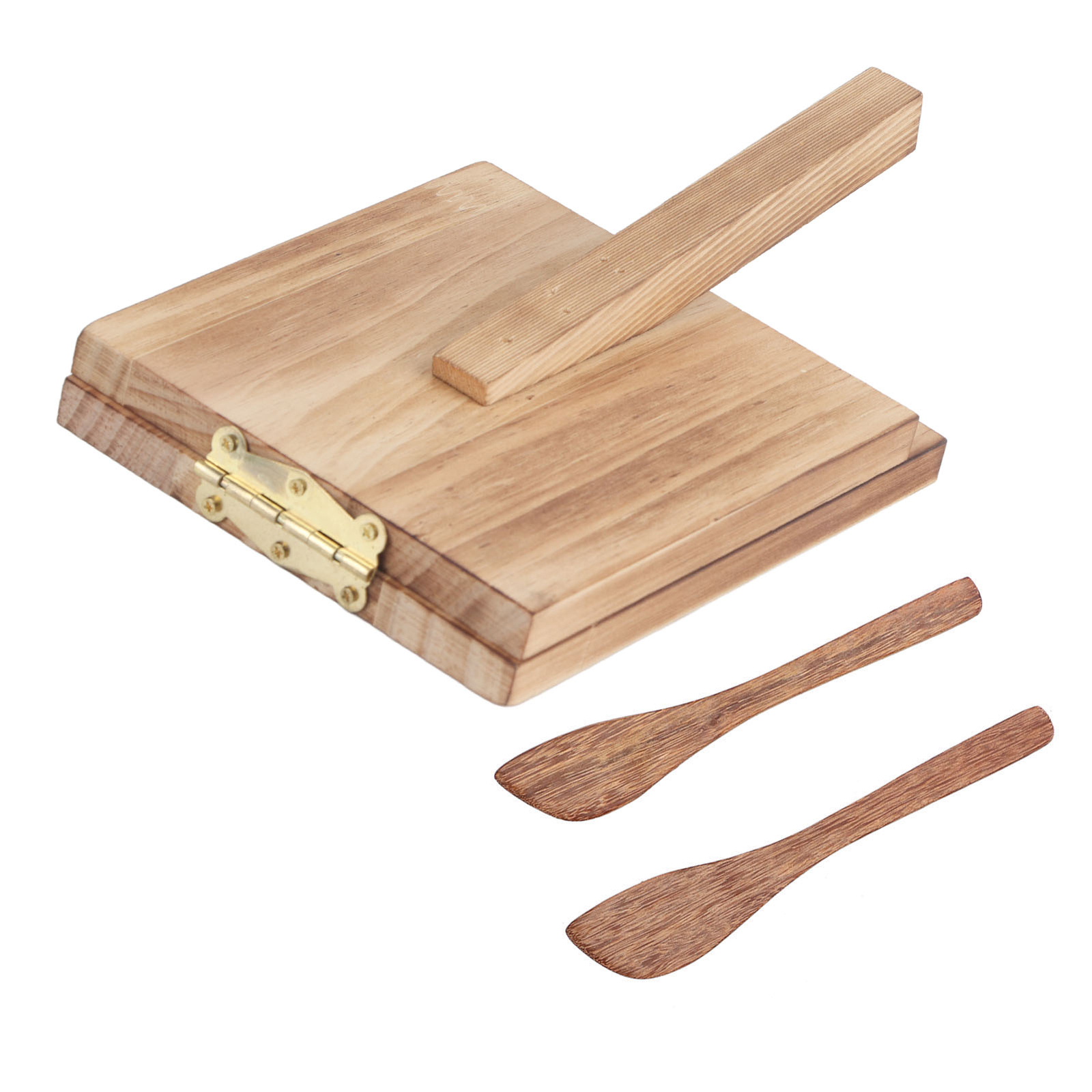 Tortilla Press Wood Multifunction Nonslip Wooden Handle Fine