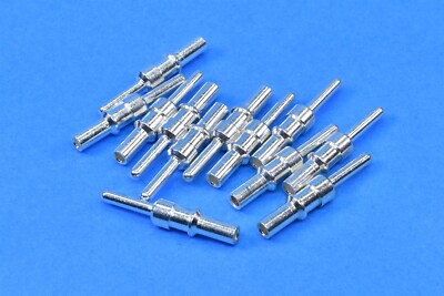 Pin 654 12 Amphenol Pin Contact 10-12 AWG Size 8 Crimp Silver 654-10-606014-321 ...