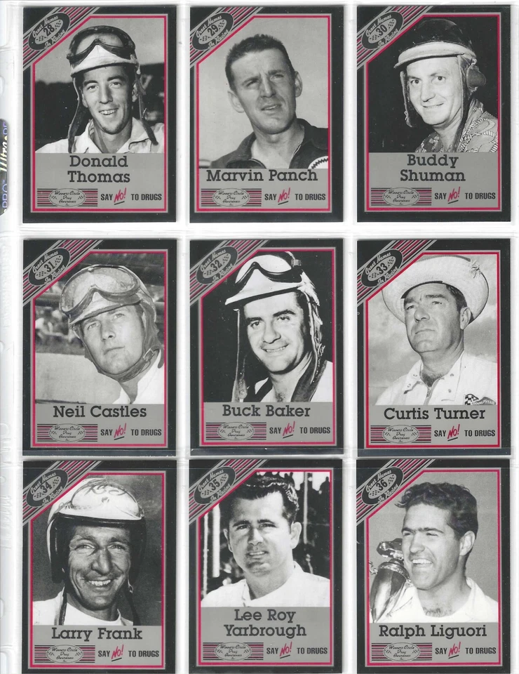 *1989 Winners Circle--Complete 45 card set--SWEET SET--all pictured-(no #1A)* - Image 3 of 4