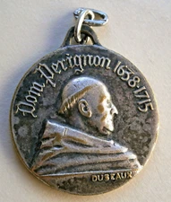 France Dom Pérignon 1638-1715 Advertising Medal designed by Duseaux,