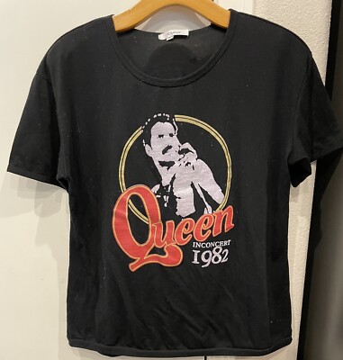 VTG 1982 Queen In Concert T-shirt Promo Tour Single Stitch Women's