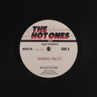 Spandau Ballet: The Hot Ones Mit Dave Roberts Rko Radio 12 '' LP 33 RPM