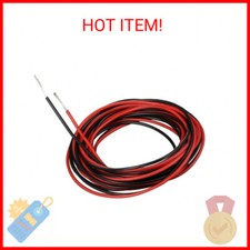 BNTECHGO 26 Gauge Silicone Wire 10 ft red and 10 ft Black Flexible 26 AWG Strand