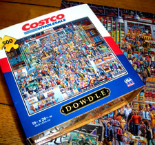 Jigsaw Puzzle 500 Pieces Costco Wholesale Treasure Hunt Eric Dowdle Art Complete