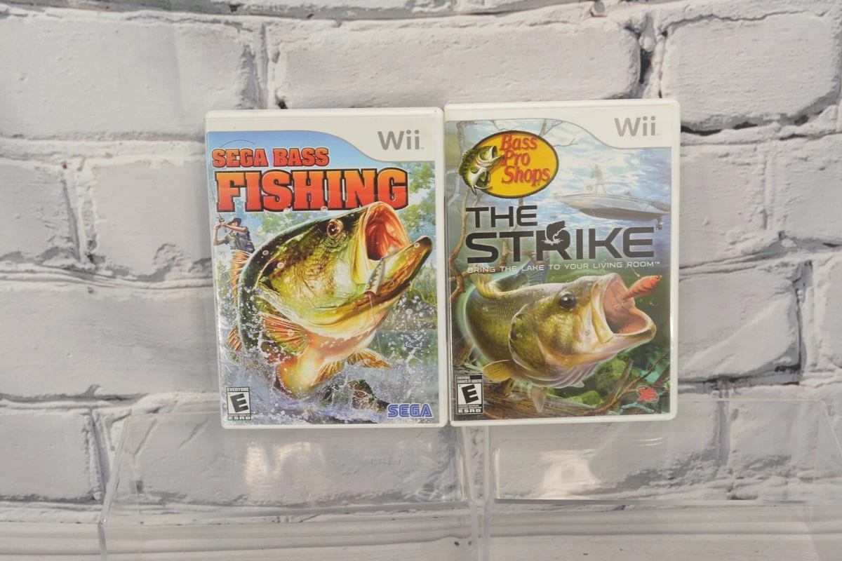 Rapala's Fishing Frenzy / Sega Bass Fishing 2-Game Nintendo Wii Lot  Complete 47875757653